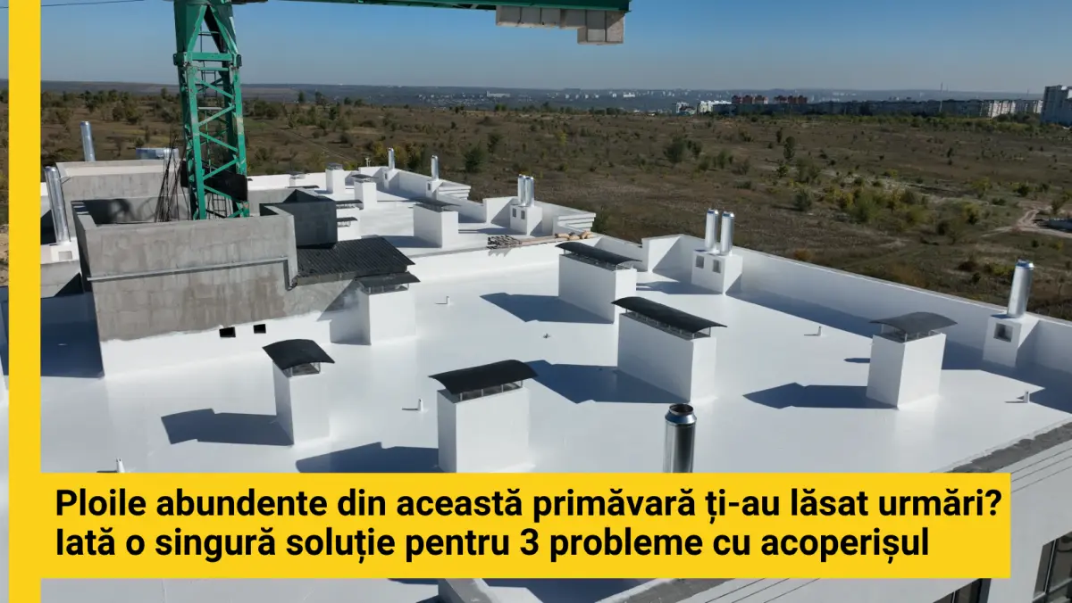 Read more about the article Ploile abundente din această primăvară ți-au lăsat urmări? Iată o singură soluție pentru 3 probleme cu acoperișul