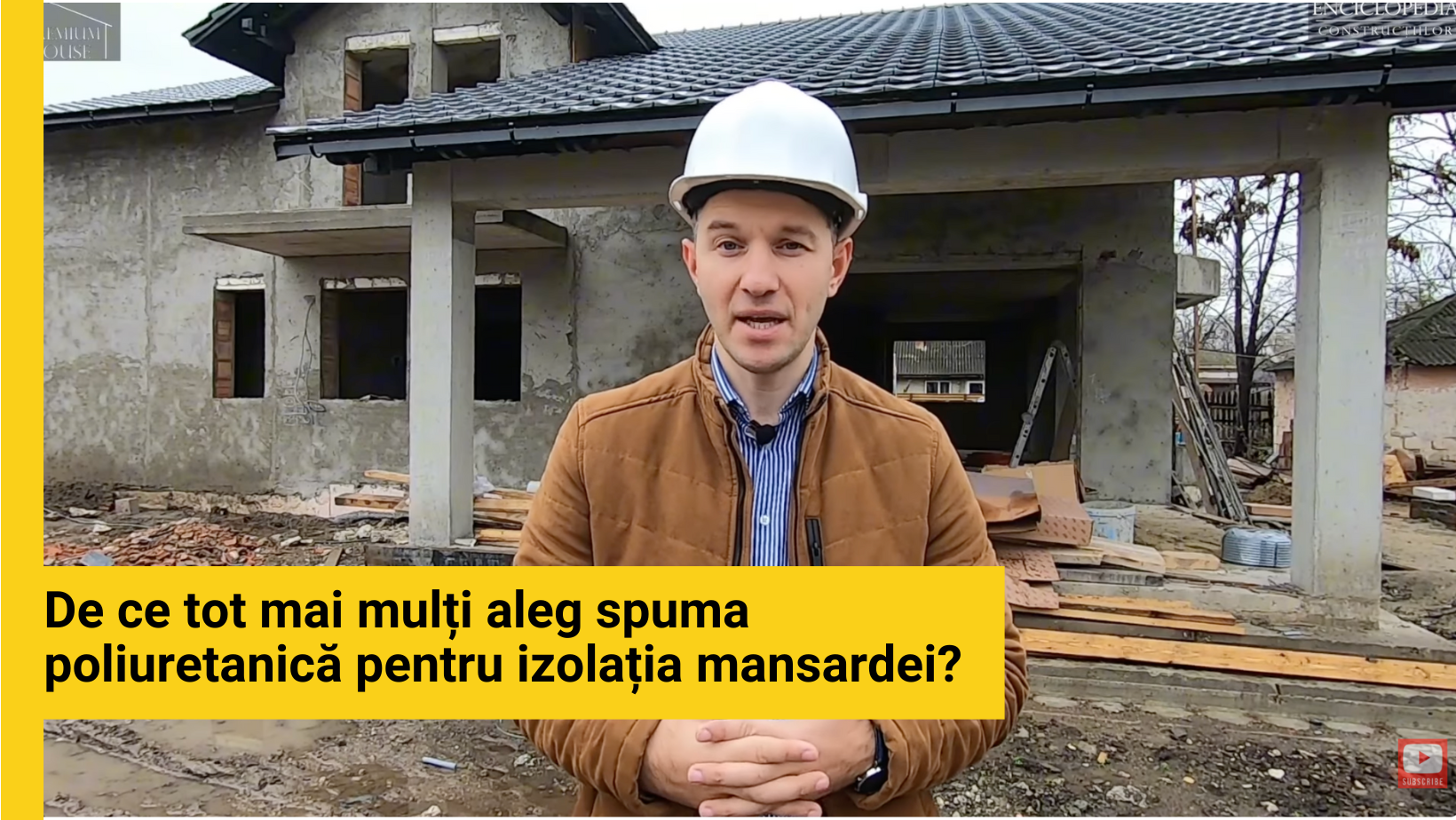 Read more about the article De ce tot mai mulți aleg spuma poliuretanică pentru izolația mansardei